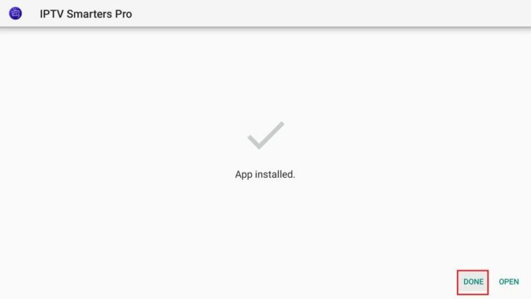Downloader Install Complete